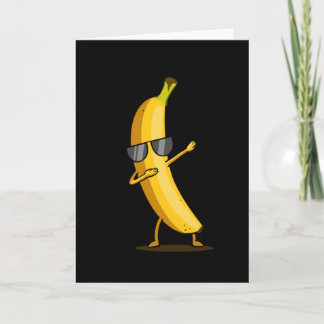 Tarjeta Dabbing Yellow Banana Dab Funny Dancing Fruit