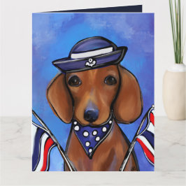 Tarjeta Dachshund