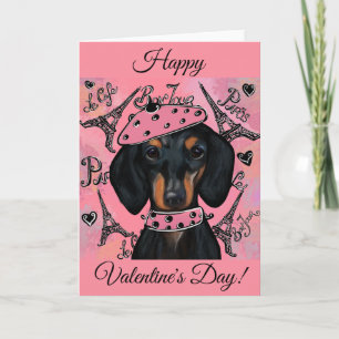 TARJETA DACHSHUND