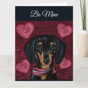 TARJETA DACHSHUND