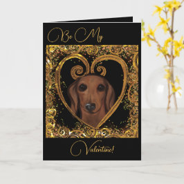 TARJETA DACHSHUND