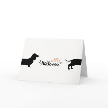 Dachshund lindo Halloween