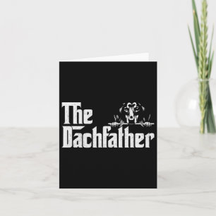 Tarjeta Dachshund Padres Day Dogfather Regalos Wiener D