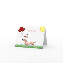 Dachshund San Valentín 