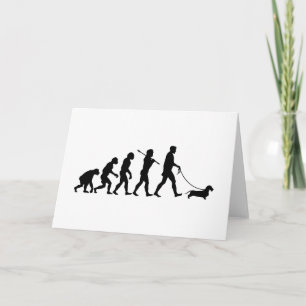 Tarjeta Dachshund Wirehaired
