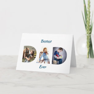 Tarjeta DAD de Moda Transparente El Mejor Papá del Mundo 3