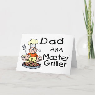 Tarjeta Dad Master Griller