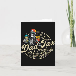 Tarjeta Dad Tax Asegurándose de que no sea Ison Día del Pa