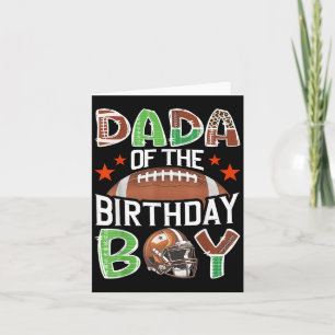 Tarjeta Dadá Del Amante Del Día Del Jugador De Cumpleaños