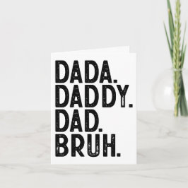 Tarjeta DADA PAPÁ PAPÁ HERMANO Foto personalizada DÍA DEL 