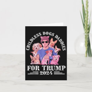 Tarjeta Daddies de perro para el voto de papá de perro sin
