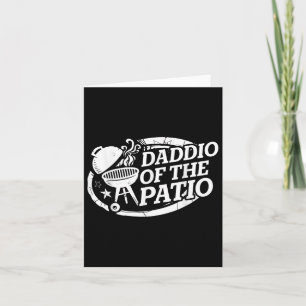 Tarjeta Daddio Del Patio El Día De Los Padres Bbq Grill Da
