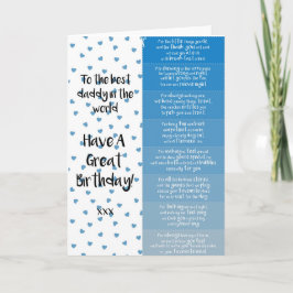 Tarjeta Daddy Birthday Coupons
