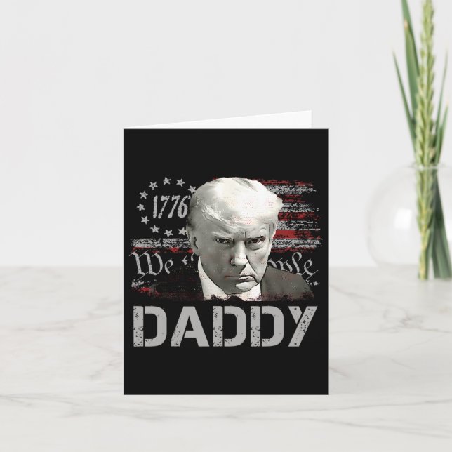 Tarjeta Daddy Funny Daddy Trump (Anverso)