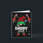 Tarjeta Daddy Gnome Rojo a Cuadros Buffalo Familia Pareja<br><div class="desc">Daddy Gnome Rojo a Cuadros Buffalo Familia Pareja Navidad</div>