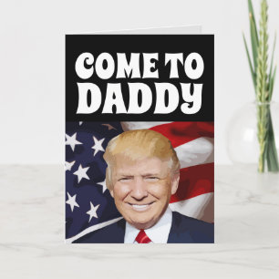 TARJETA DADDY TRUMP FUNNY BIRTHDAY CARDS PARA ELLA