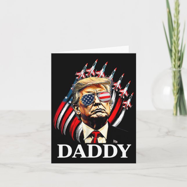 Tarjeta Daddy Trump Funny - Daddy Trump (Anverso)