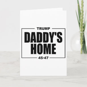 Tarjeta Daddy's Home Trump _1 