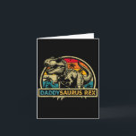 Tarjeta Daddysaurus Rex Dinosaurio Papá Saurus Rex Familia<br><div class="desc">Daddysaurus Rex Dinosaurio Papá Saurus Rex Familia Combinación</div>