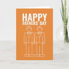 Tarjeta Dads Feliz Día de los Padres Gays
