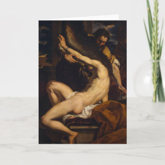 Tarjeta Daedalus and Icarus Fine Art Greetings Card