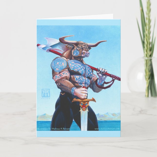 Tarjeta Daedalus Minotaur de Creta (Anverso)