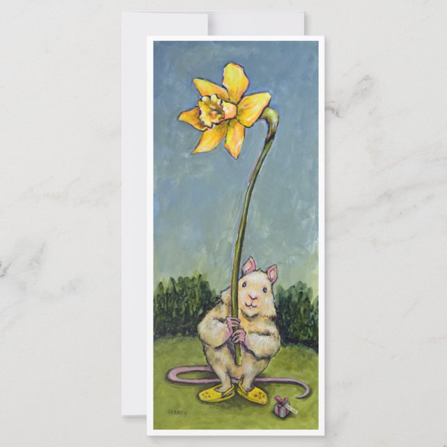 Tarjeta Daffodil (Anverso)