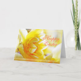Tarjeta Daffodil Fotografía de Pascua
