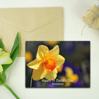 Daffodil personalizado del Día de San David