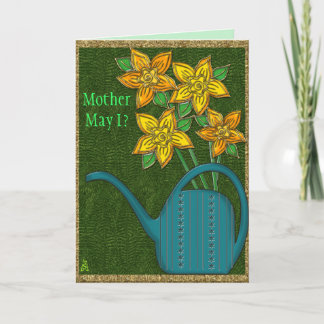 Tarjeta Daffodils para Mamá
