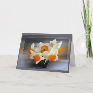 Tarjeta Daffodis primaverales