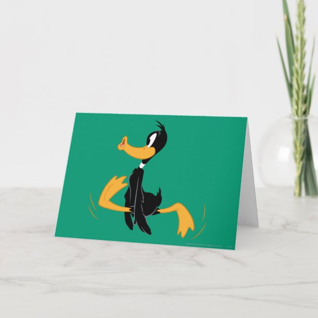 Tarjeta DAFFY DUCK™ Ser loco (Anverso)