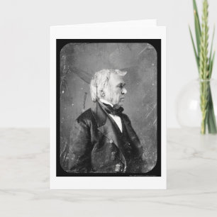 Tarjeta Daguerreotype 1844 de presidente Zachary Taylor
