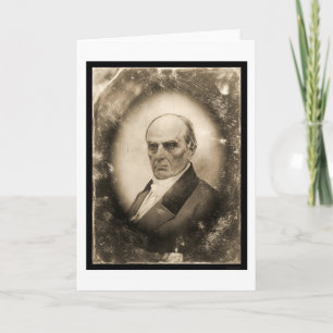 Tarjeta Daguerreotype 1845 de Daniel Webster