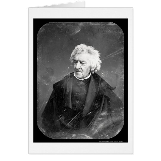 Tarjeta Daguerreotype 1846 de Cranch de la justicia