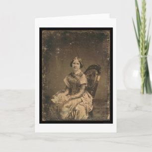 Tarjeta Daguerreotype 1848 de Jenny Lind de la actriz