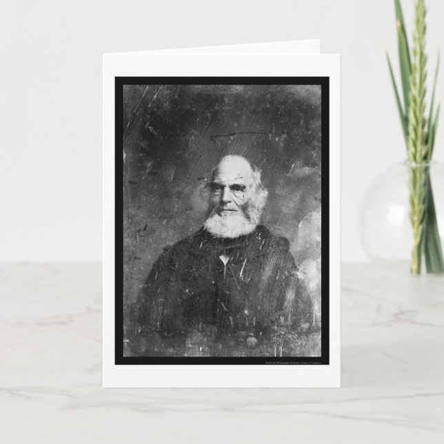 Tarjeta Daguerreotype 1851 de Guillermo Bryant (Anverso)