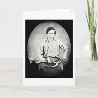 Tarjeta Daguerreotype 1853 del herrero