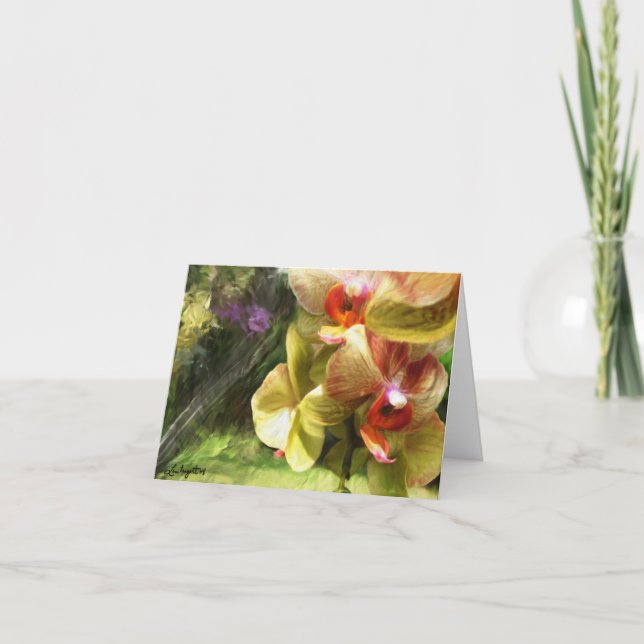 Tarjeta Dahlquist Orchids Notecard (Anverso)