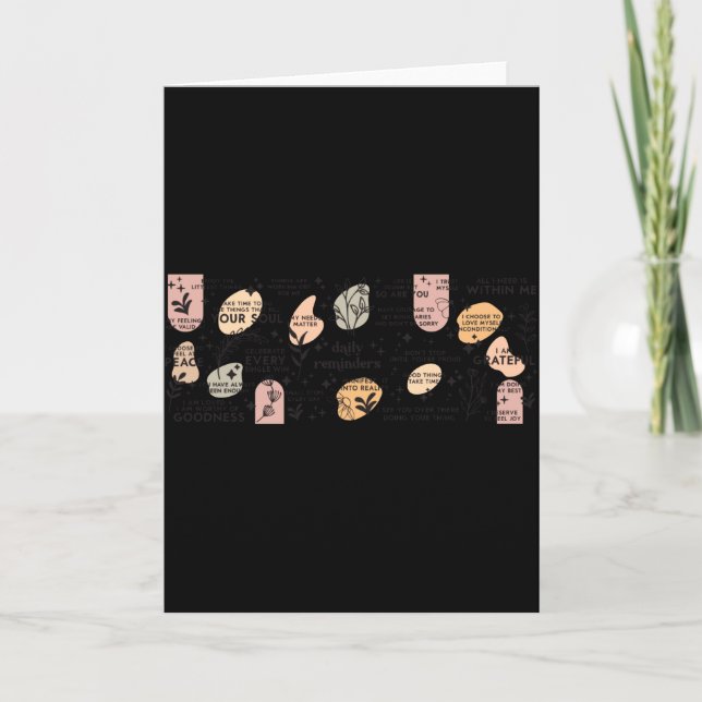 Tarjeta Daily Reminders Affirmation Mug  (Anverso)