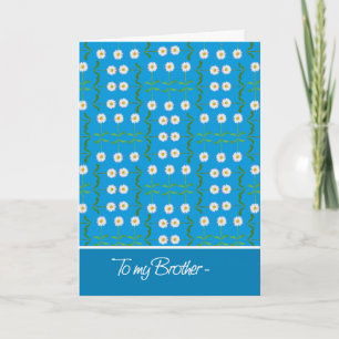 Tarjeta Daisies April Birday Card for Brother