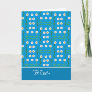 Tarjeta Daisies April Birday Card for Dad