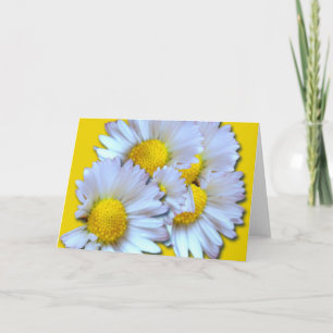 Tarjeta Daisies azules