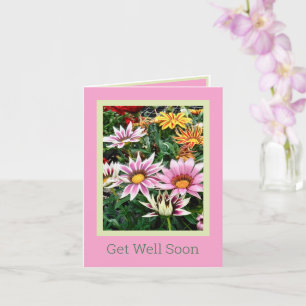 Tarjeta Daisies brillantes y alegres/BIEN PRONTO