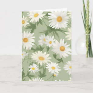 Tarjeta Daisies de cumpleaños de verano