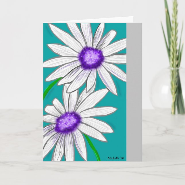 Tarjeta Daisies Forever (Anverso)