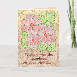 Tarjeta Daisy #3 (Tarjeta de Cumpleaños)