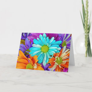 Tarjeta Daisy Birthday Bouquet