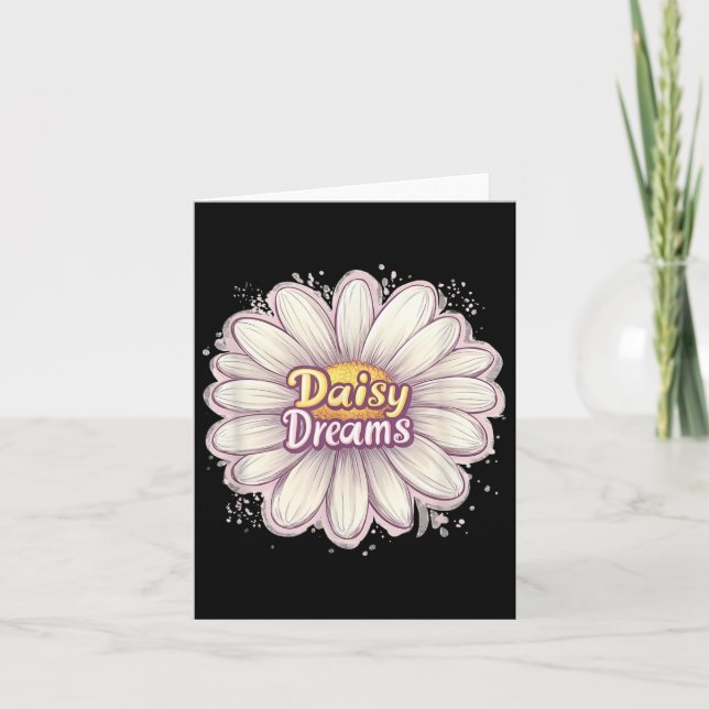 Tarjeta Daisy Blossom con Disfraz de Sueños  (Anverso)