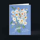 Tarjeta Daisy Bouquet Condolencias pintadas a mano lo sien<br><div class="desc">Personalizar esta tarjeta de condolencias pintada a mano con tu propio texto en el frente o dentro. Añadir texto o cambiar la fuente. También disponible como descarga digital para enviarla instantáneamente por correo electrónico o texto. Avísame si quieres algo personalizado, puedo crear los colores que prefieras. Revisa mi tienda para...</div>
